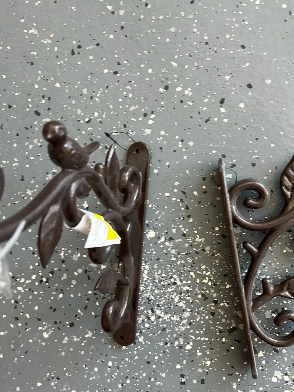 Decorative Brown Bird Wall Bracket Pair - from Home Depot.